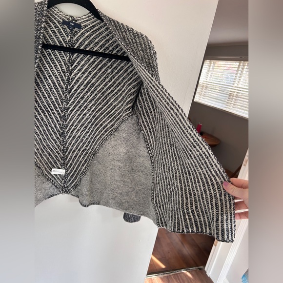 GAP Lambswool Chunky Knit Boxy Open Cardigan Layering Sweater Parisian Boho | XS - Picture 9 of 12